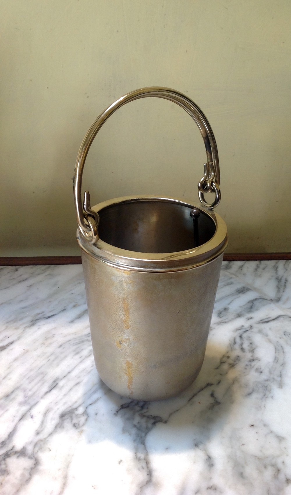Sant'Elia Silver Ice Bucket