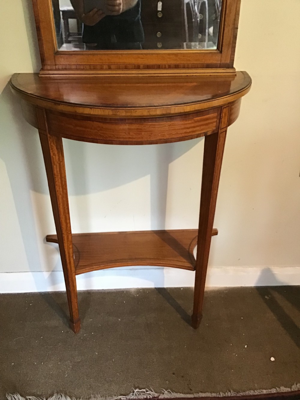 Satin wood Console Table View II