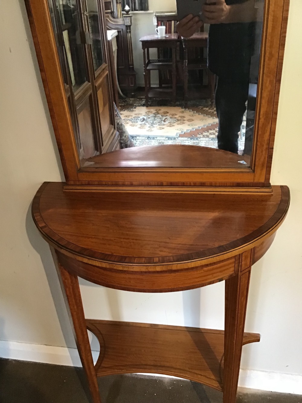 Satin wood Console Table View III