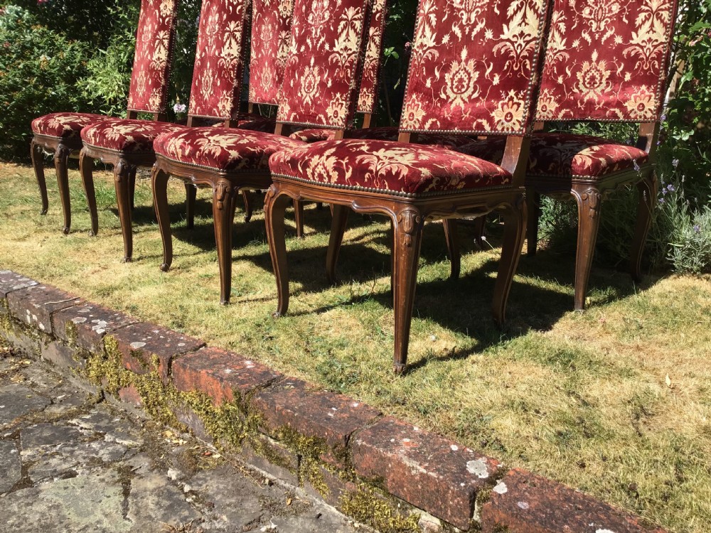 Set of 8 French dining chairs View IV