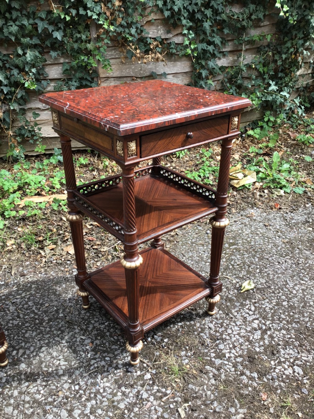 pair of Louis Phillipe night tables View III