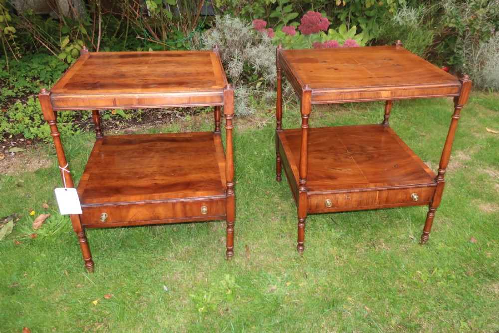 Pair of  side tables 