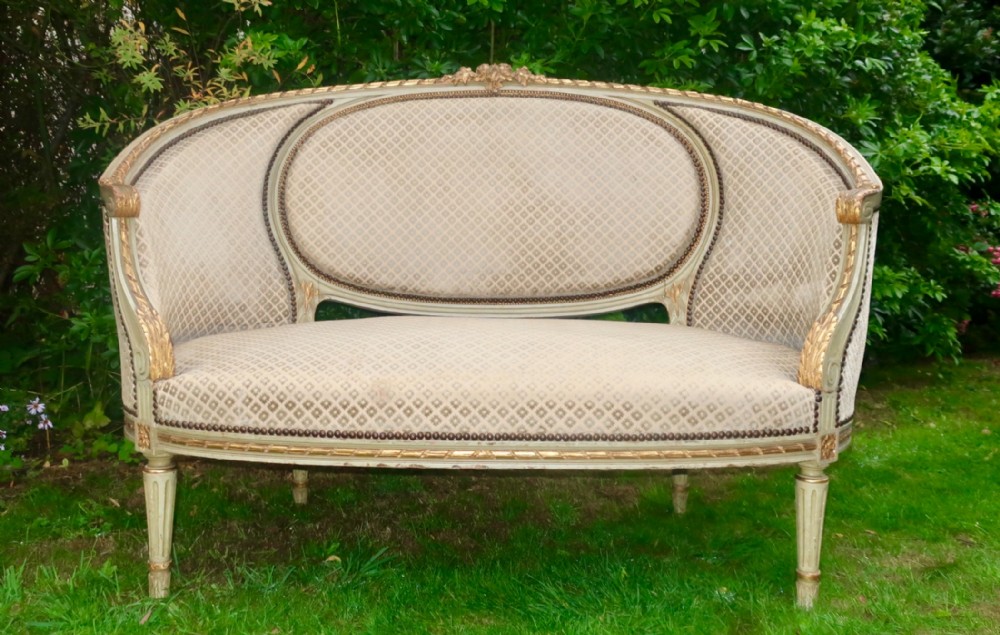 French painted sofa