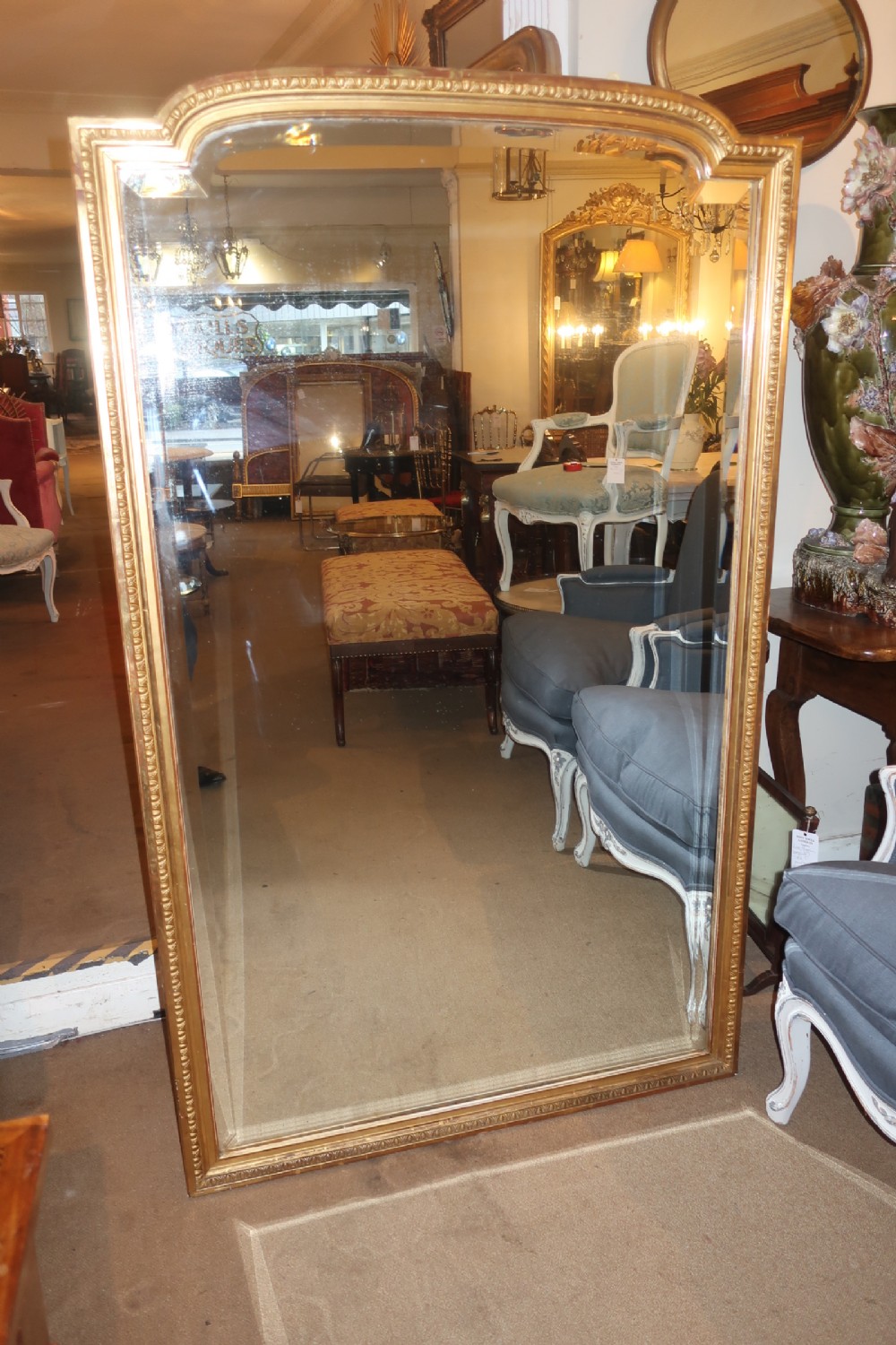 Large antique mirror 