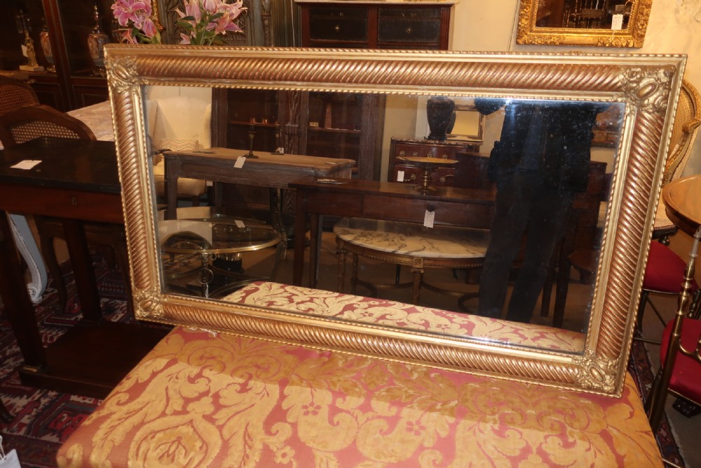 Antique gilt landscape mirror 