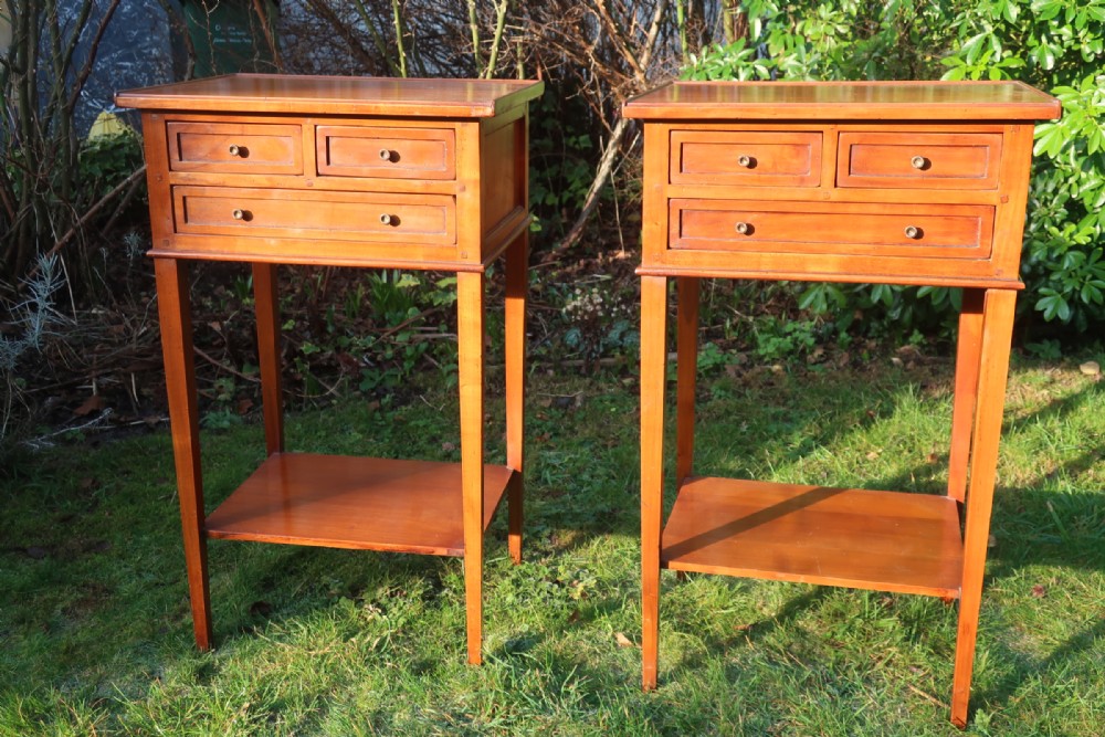 Pair of Cherrywood bedside tables
