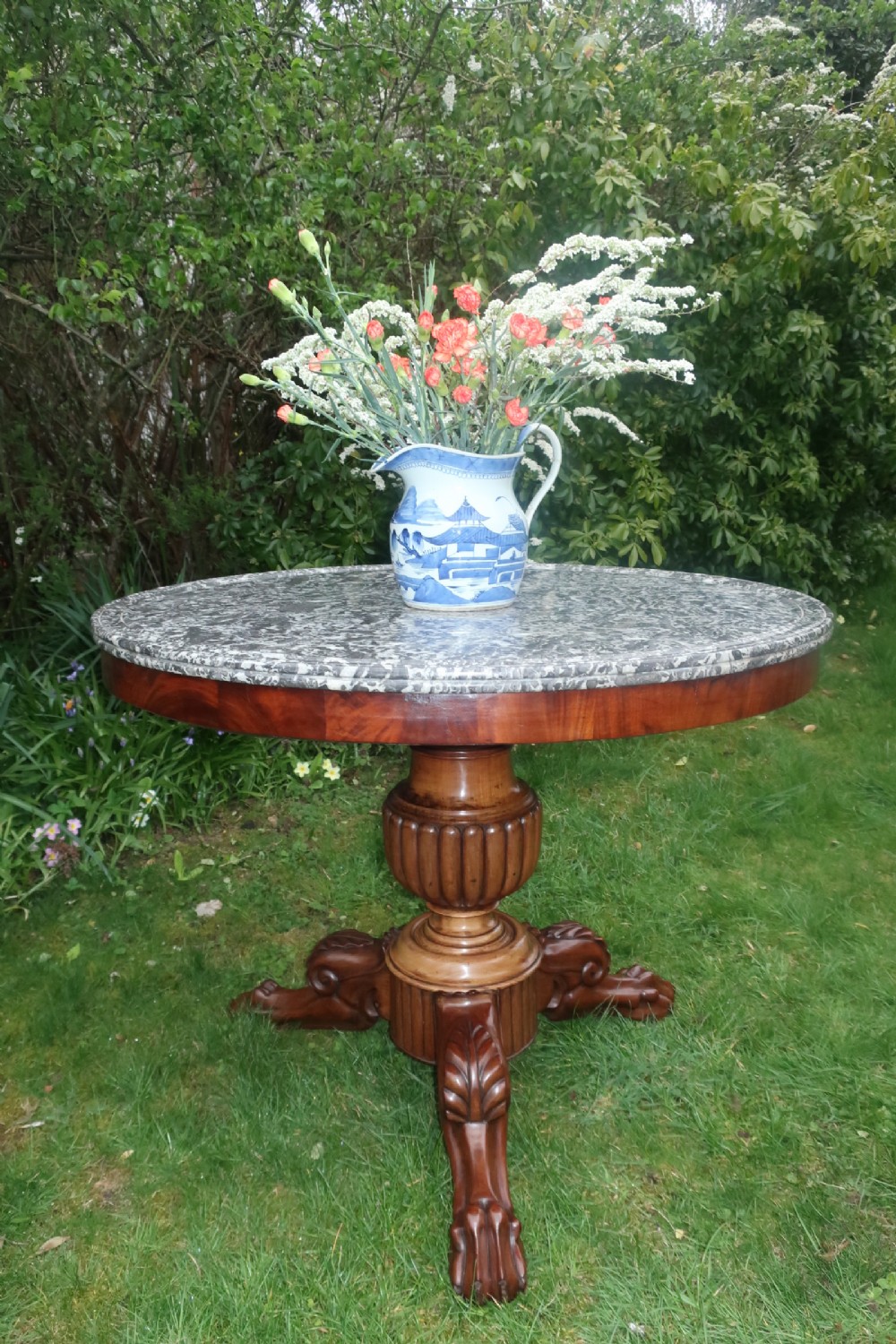 French marble topped Gueridon 