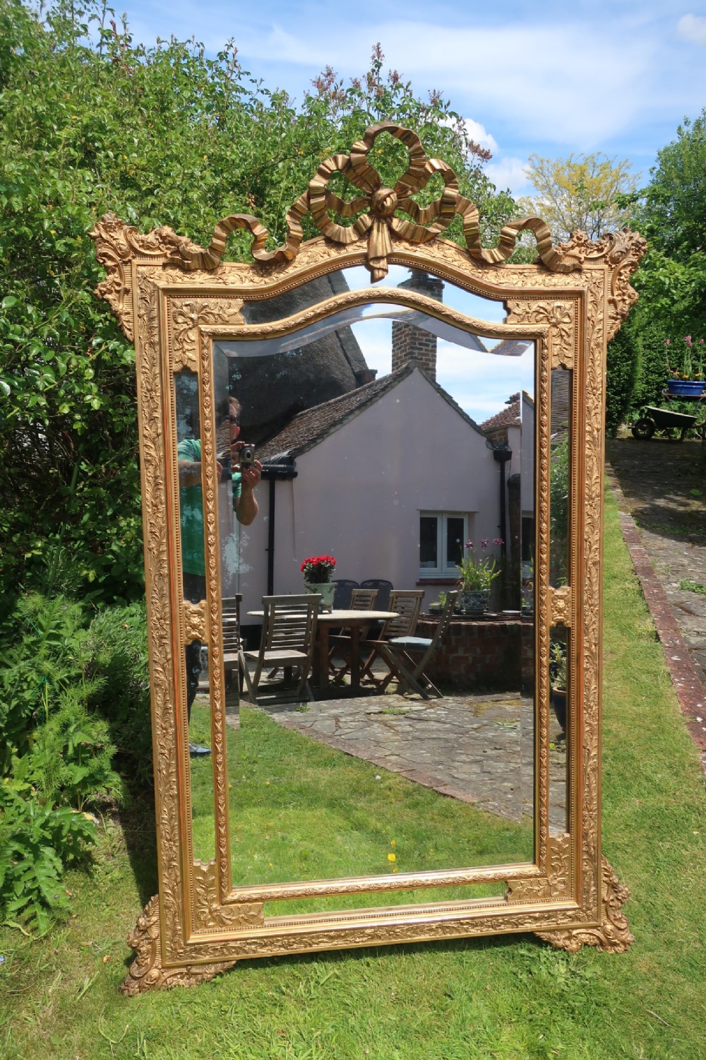 French Gilt Mirror 