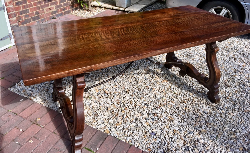 Spanish Walnut Dining Table  View V