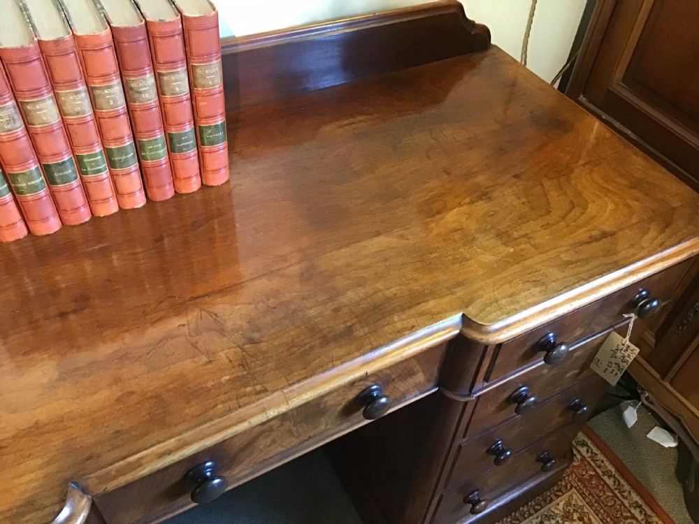 victorian mahogany desk View IV
