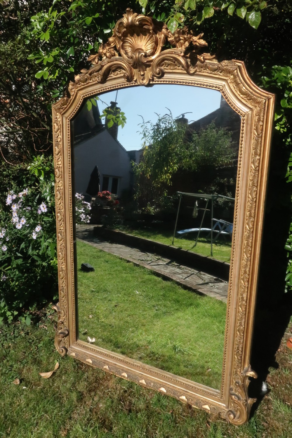 French 19th Century Gilt Mirror 