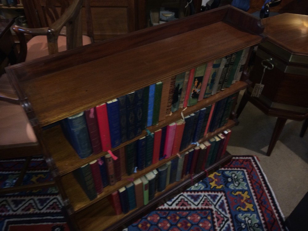 Mahogany bookcase View II