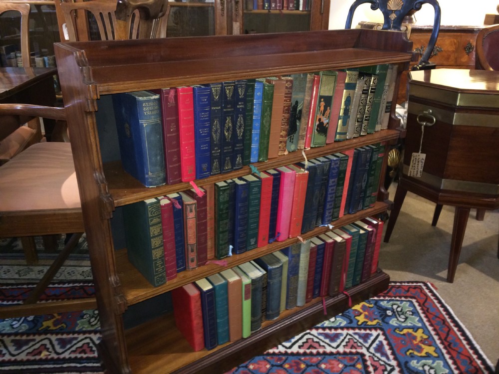 Mahogany bookcase View III