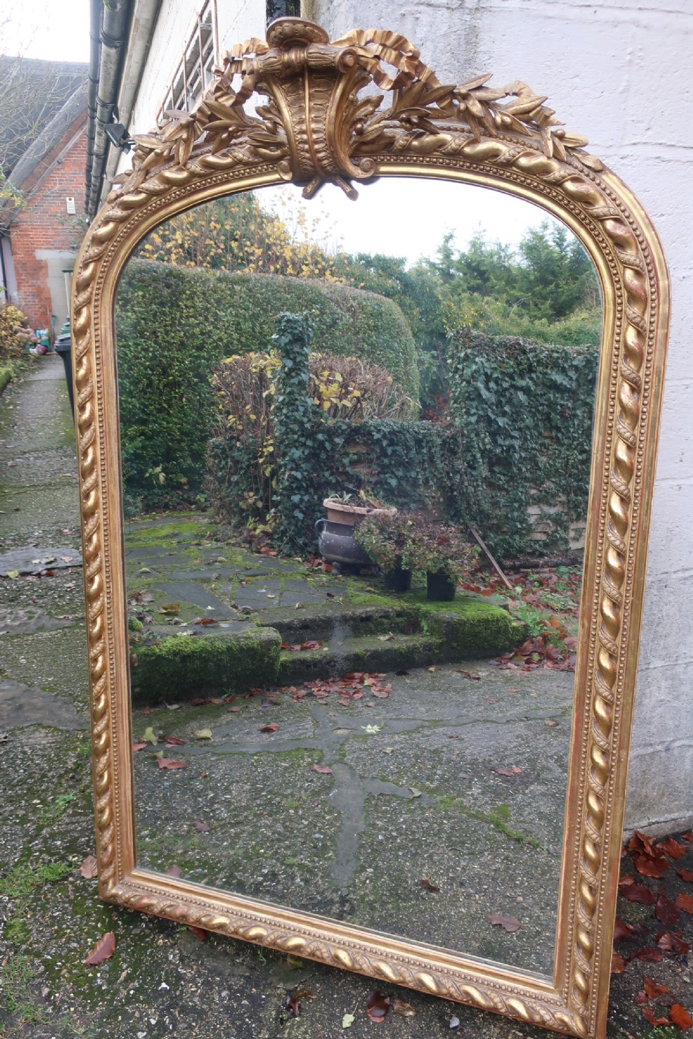 Very large gilt mirror 