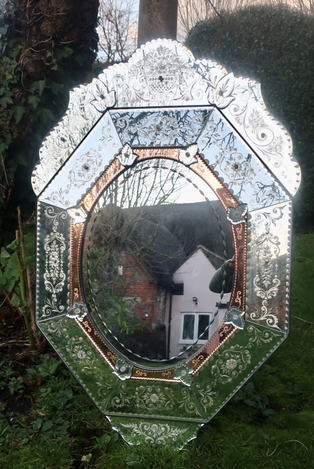 Large Venetian mirror 