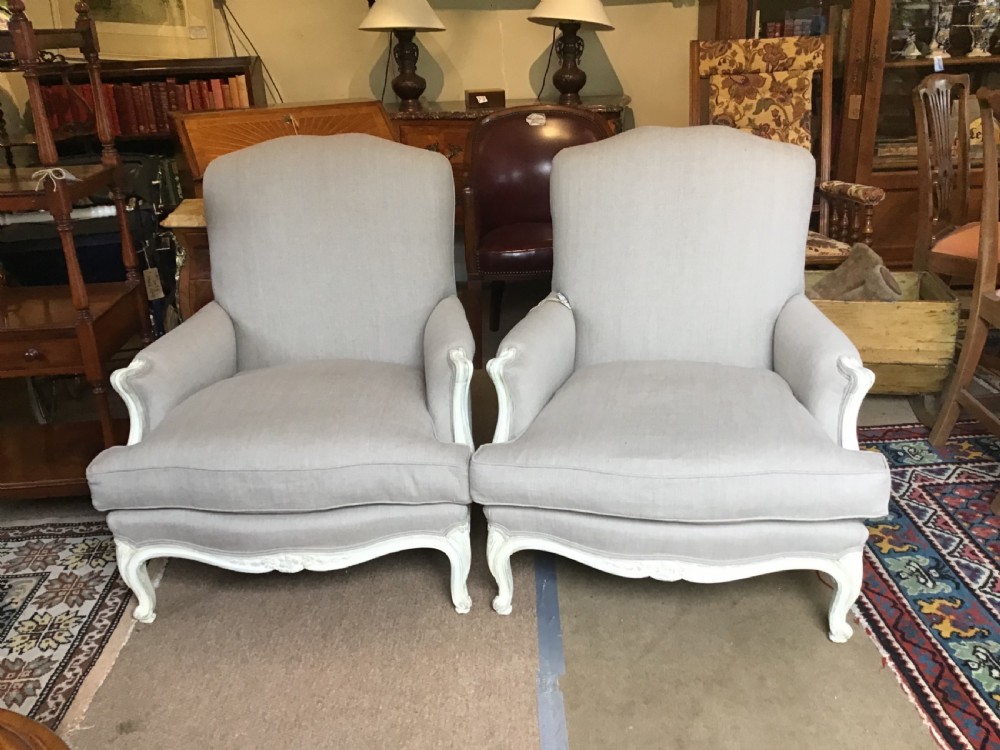 Pair LouisXV Style Armchairs