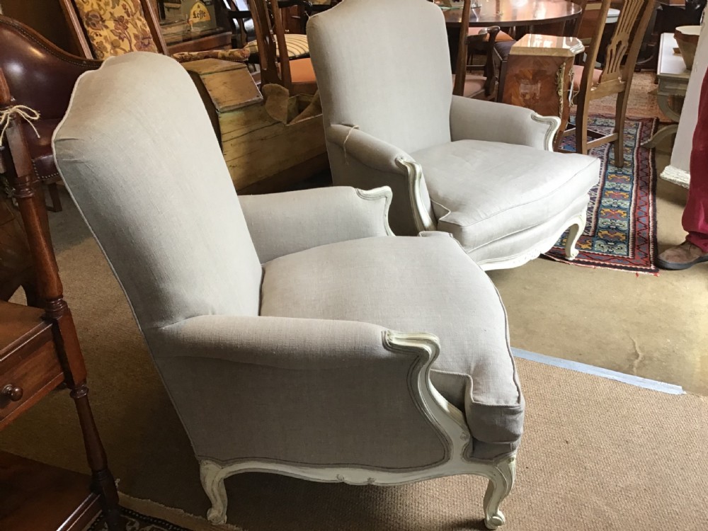 Pair LouisXV Style Armchairs View II