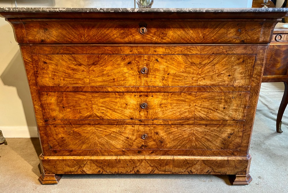 Burr walnut Louis Philippe commode 