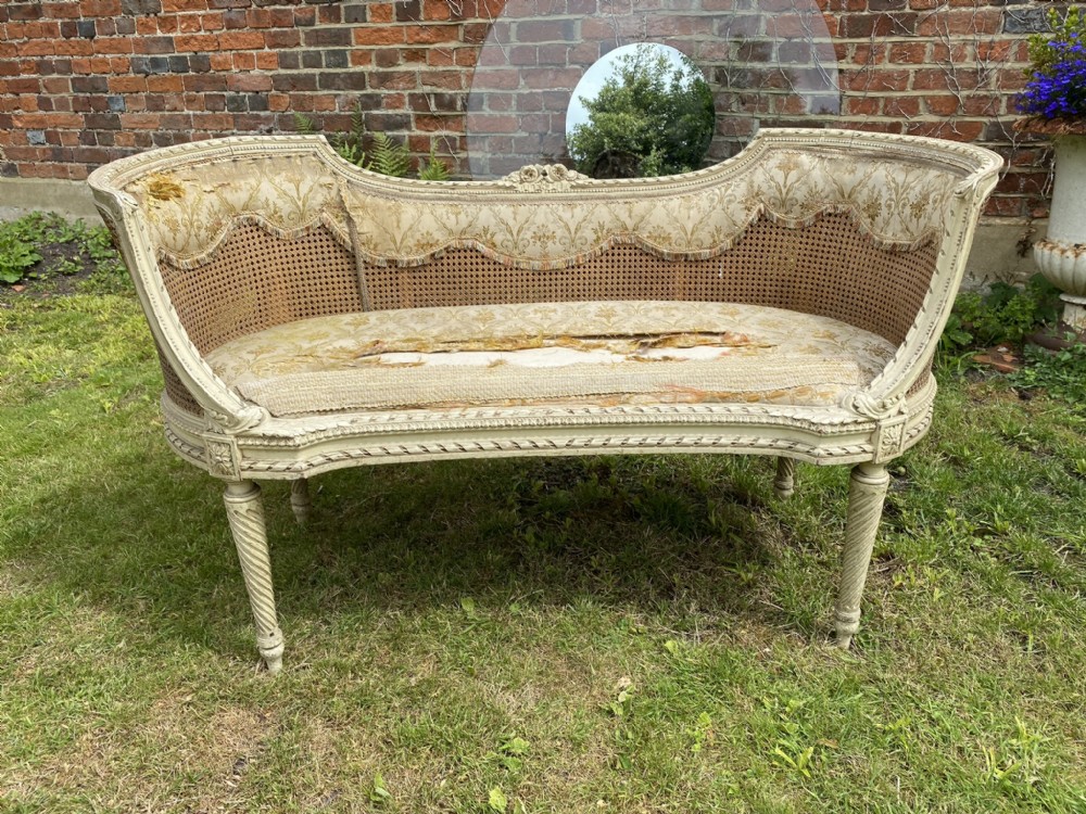 Small painted sofa
