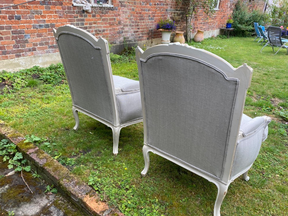 Pair of large French armchairs  View VII