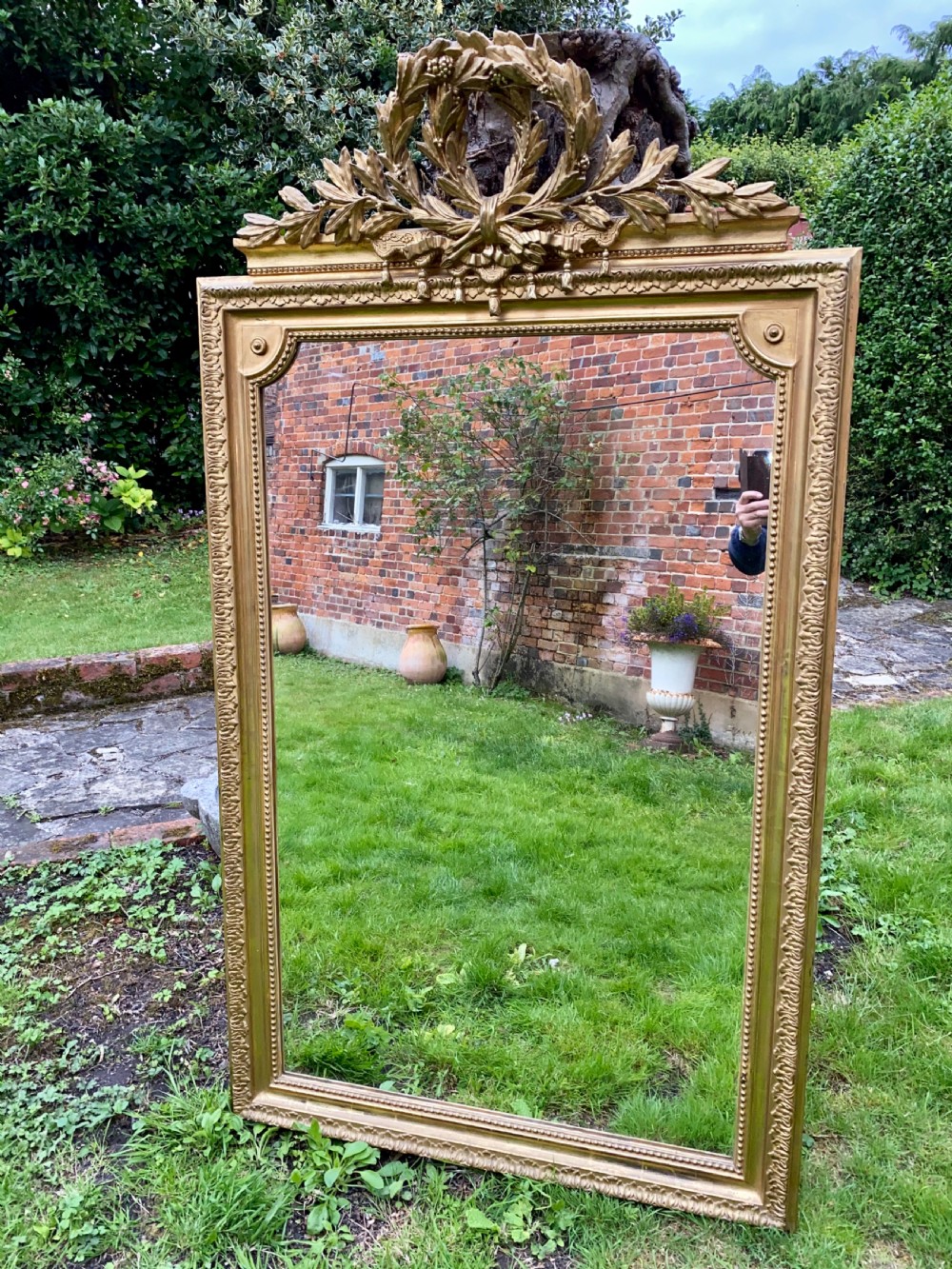 French 19th Century gilt mirror  View VI
