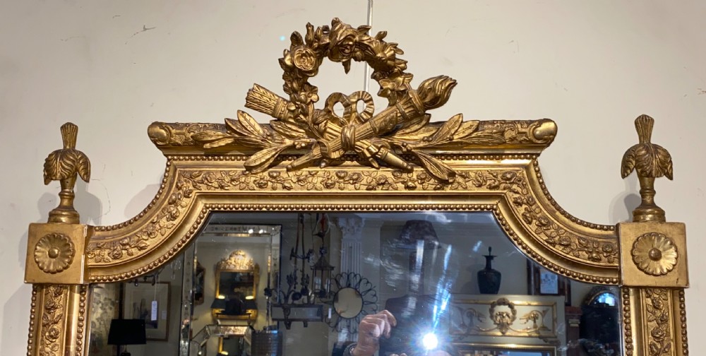 French gilt mirror  View III