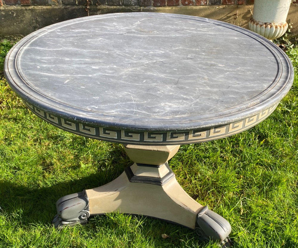 French painted centre table or Gueridon  View III