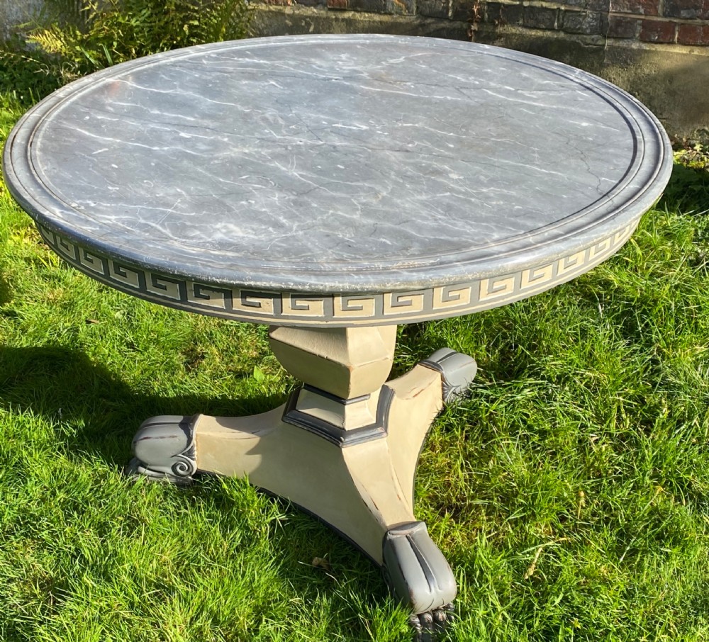 French painted centre table or Gueridon  View IV