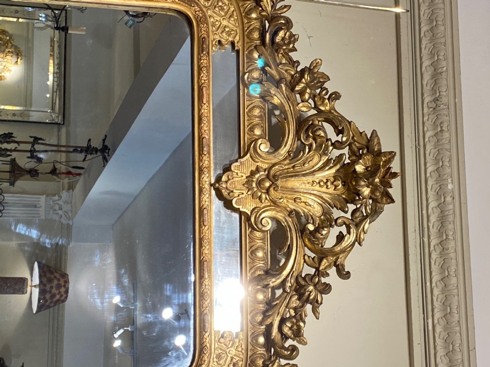 French gilt mirror  View V
