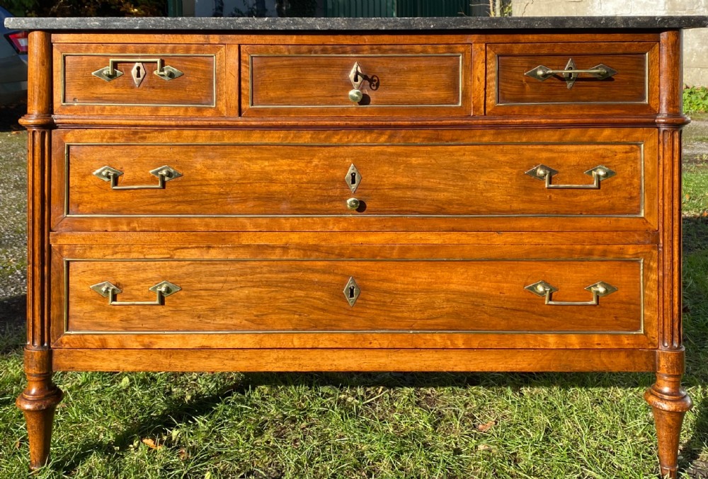 Late 18th Century walnut commode  View VII