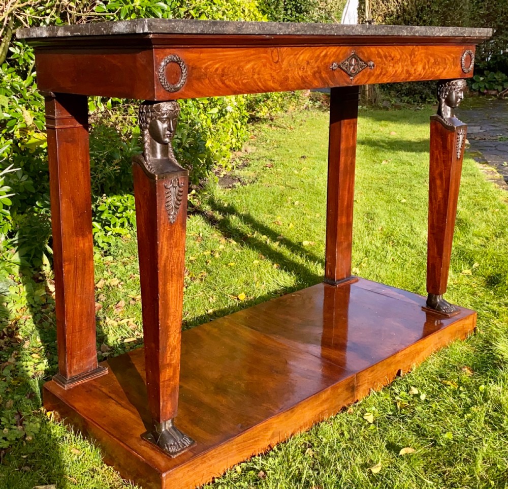 French Empire console table