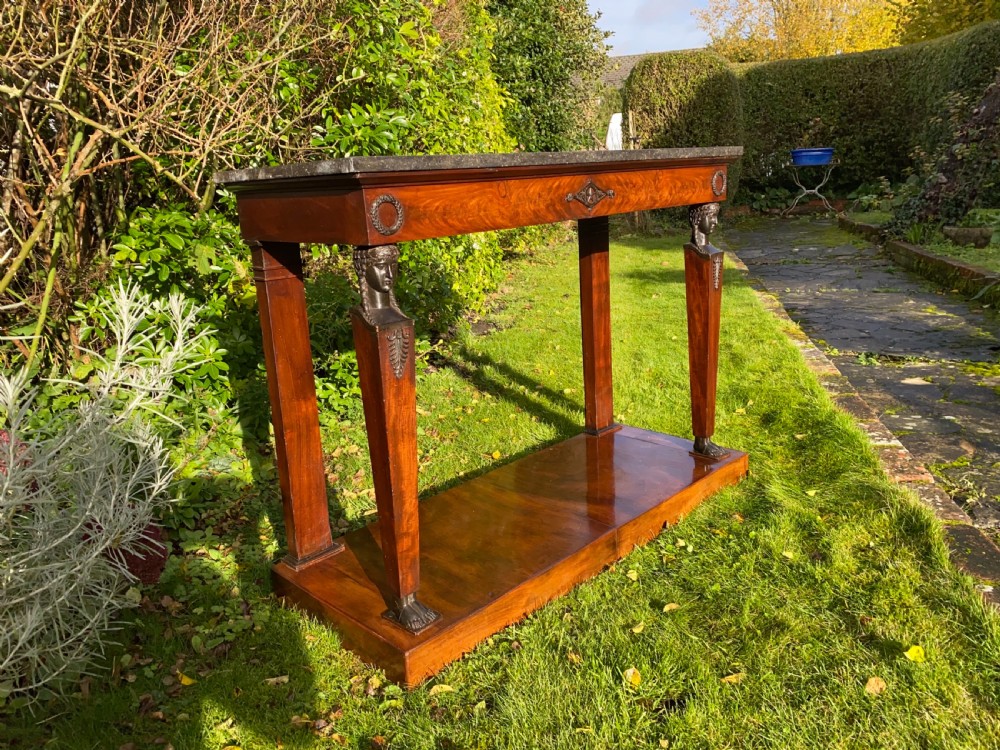 French Empire console table View III