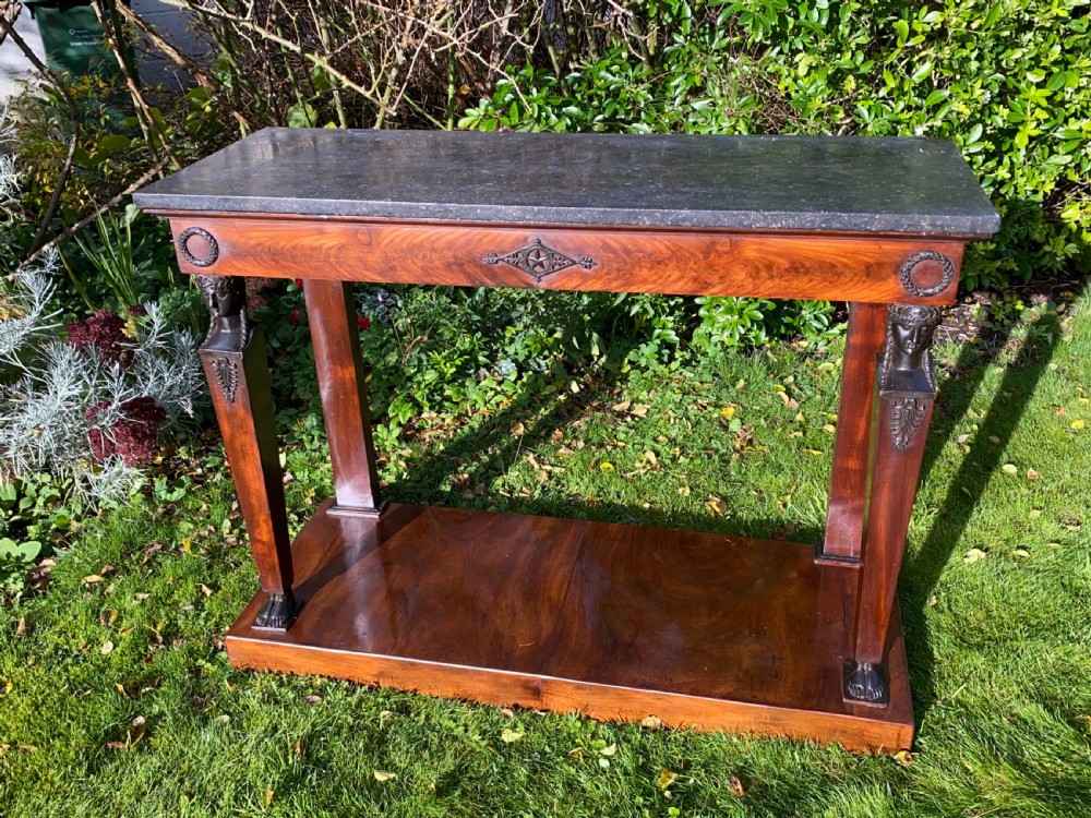 French Empire console table View VIII