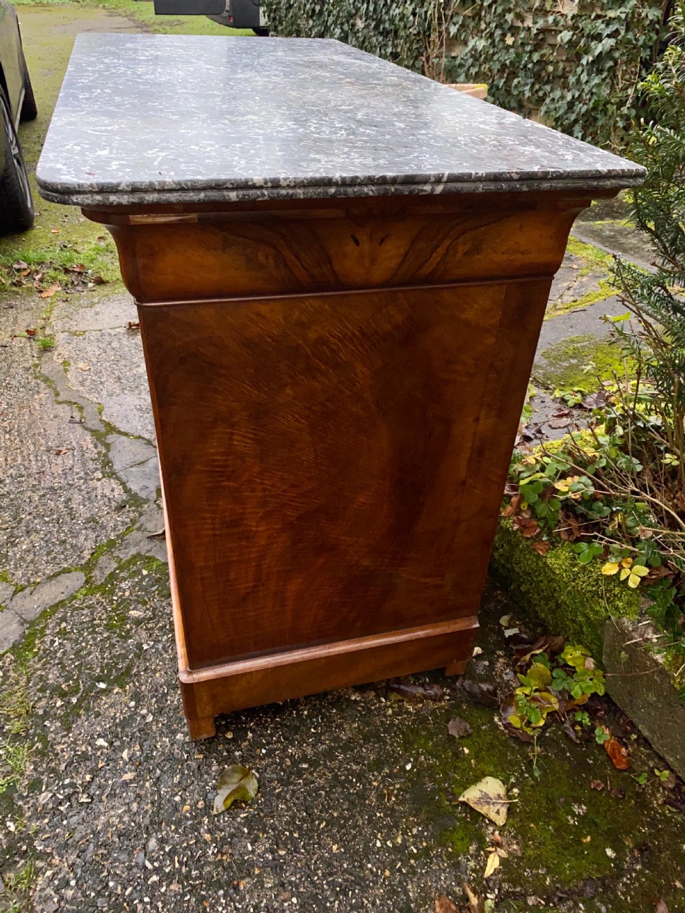Burr walnut Louis Philippe commode  View VI