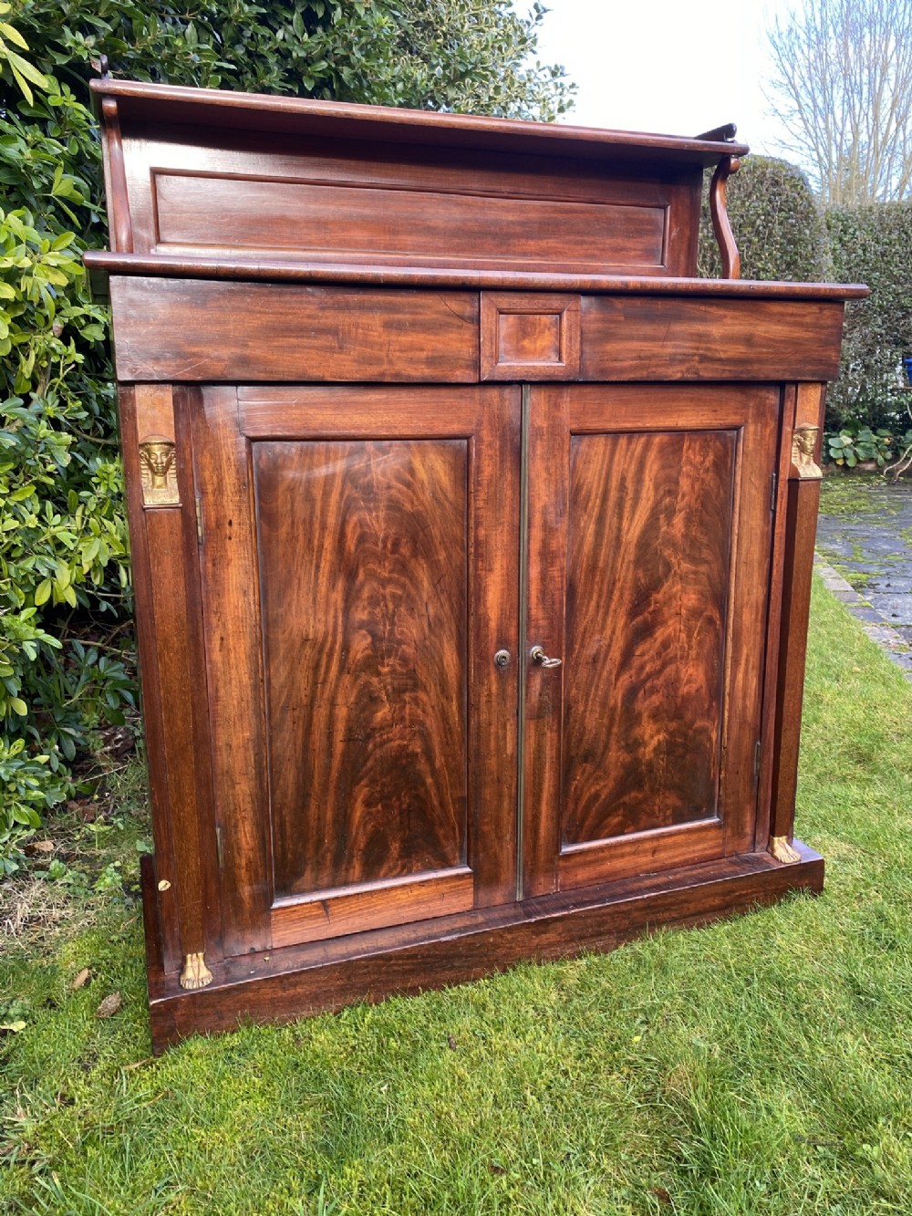 Flame mahogany chiffonier 