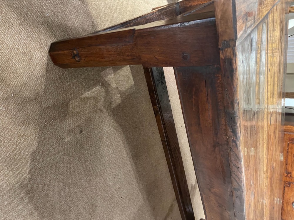 18th oak table reduced to coffee table height  View VI