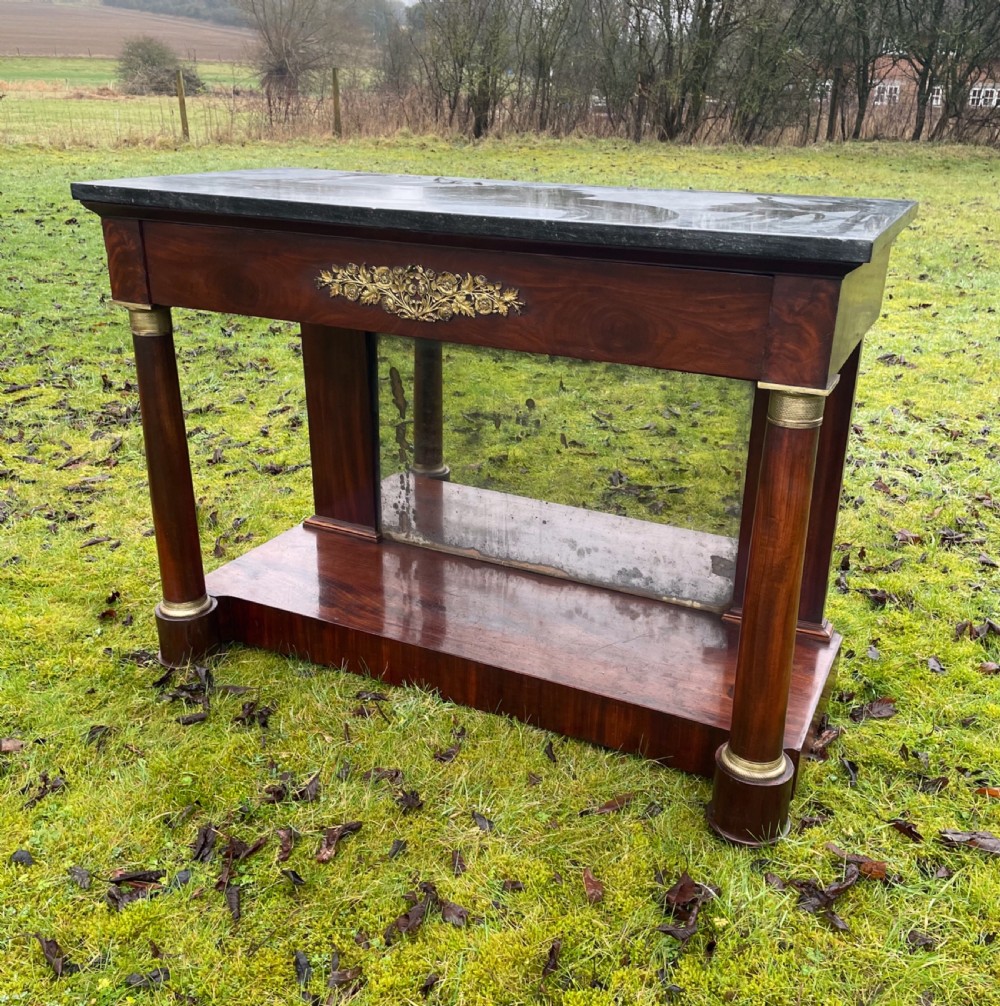 Empire period console table in mahogany  View VII