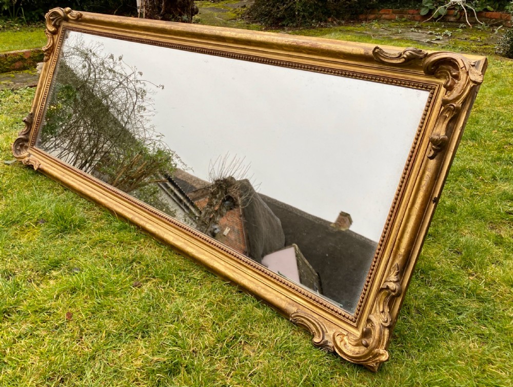 French gilt landscape mirror  View V