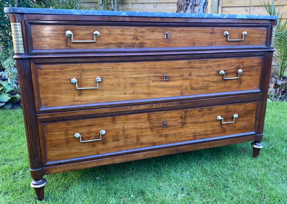 18th Century mahogany commode  View X
