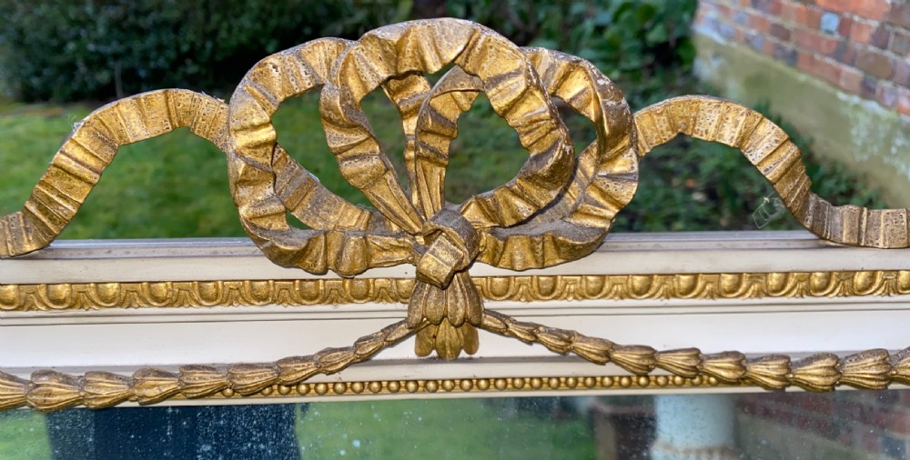 Set of three painted and gilt mirrors View III