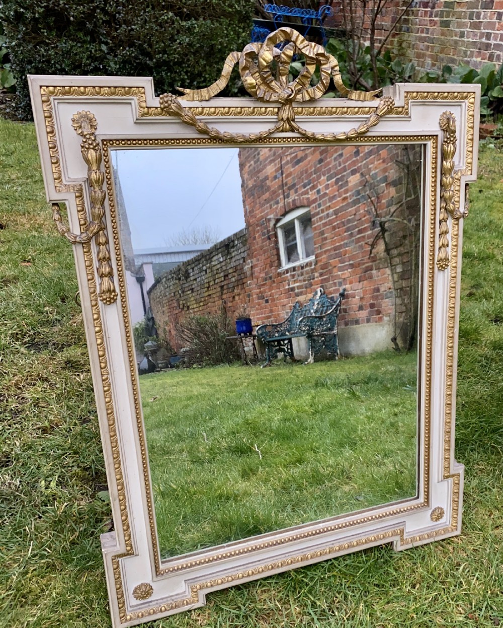 Set of three painted and gilt mirrors View IV