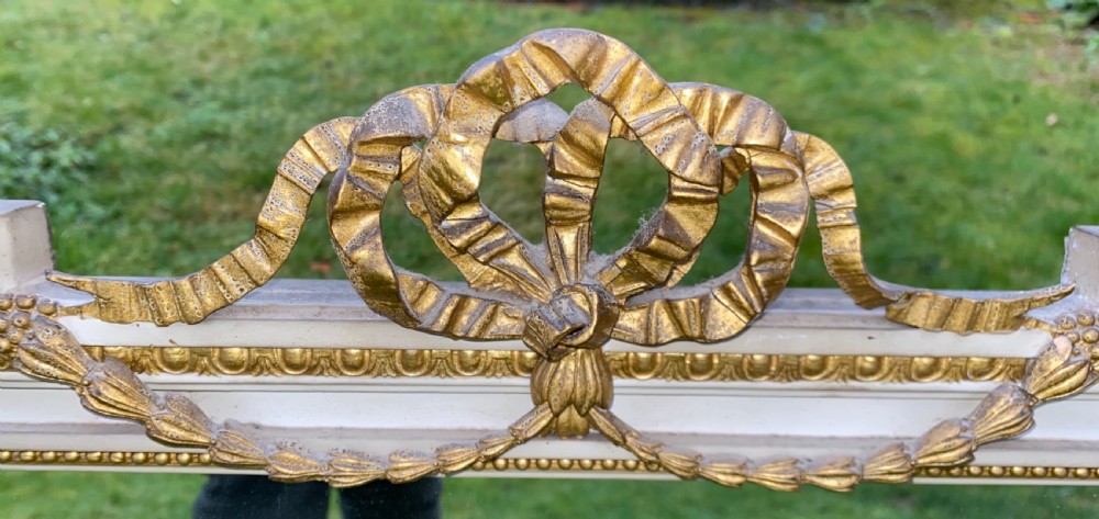 Set of three painted and gilt mirrors View V