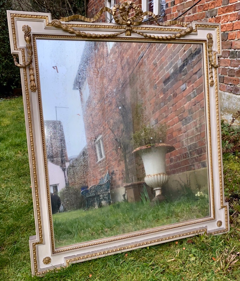 Set of three painted and gilt mirrors View VII