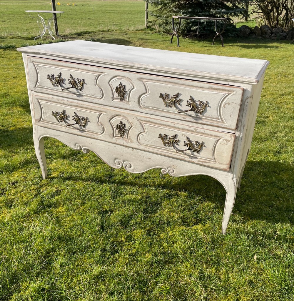 18th century painted commode  View II