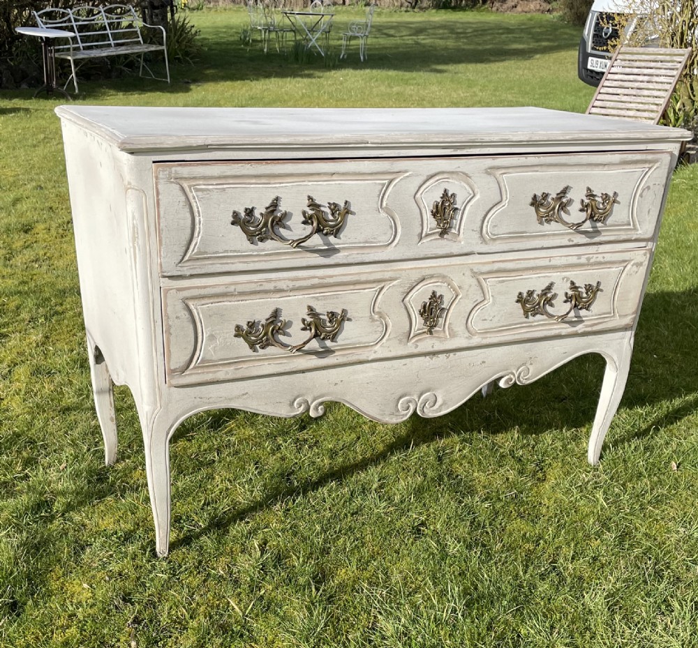 18th century painted commode  View III