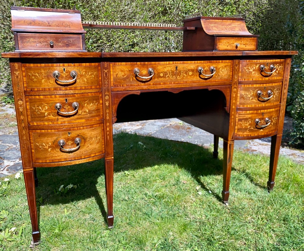Maple and co. Marquetry desk 