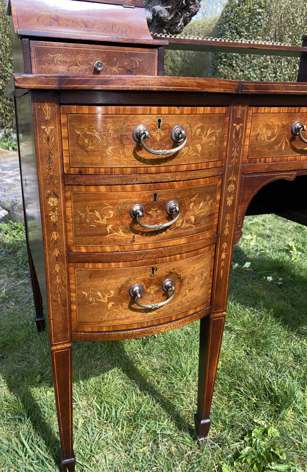 Maple and co. Marquetry desk  View II
