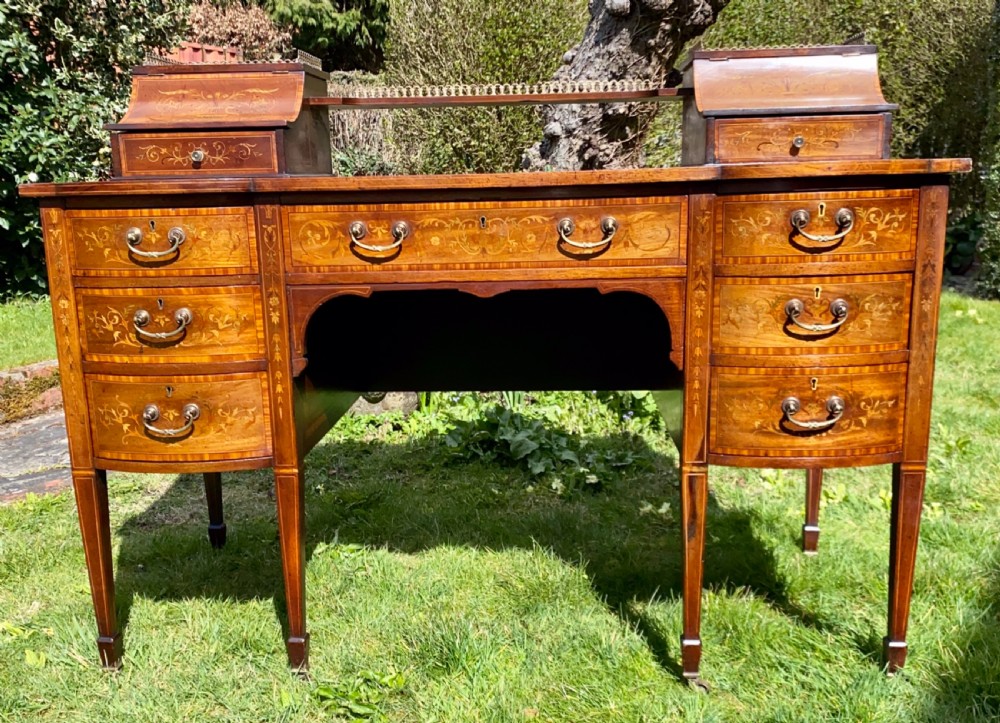 Maple and co. Marquetry desk  View V