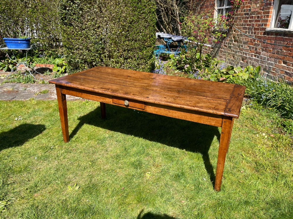 Cherry wood farm table 
