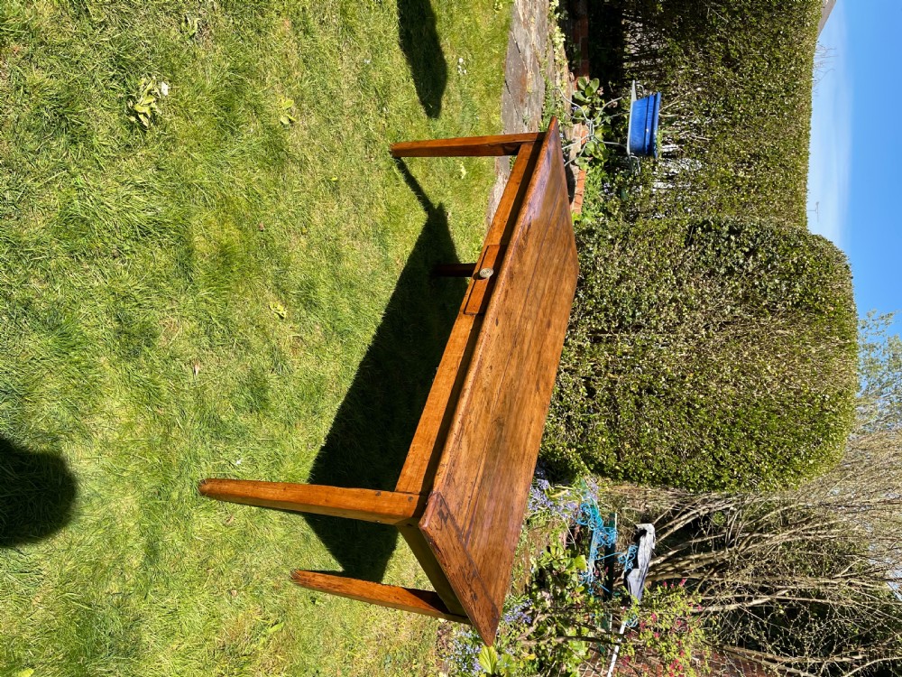 Cherry wood farm table  View II